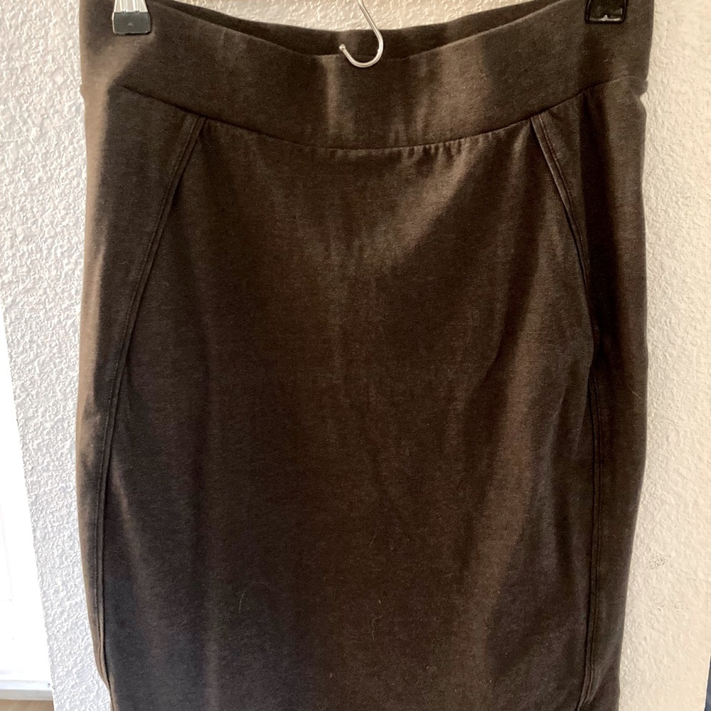 Toad & Company dark brown skirt, size small, worn only once